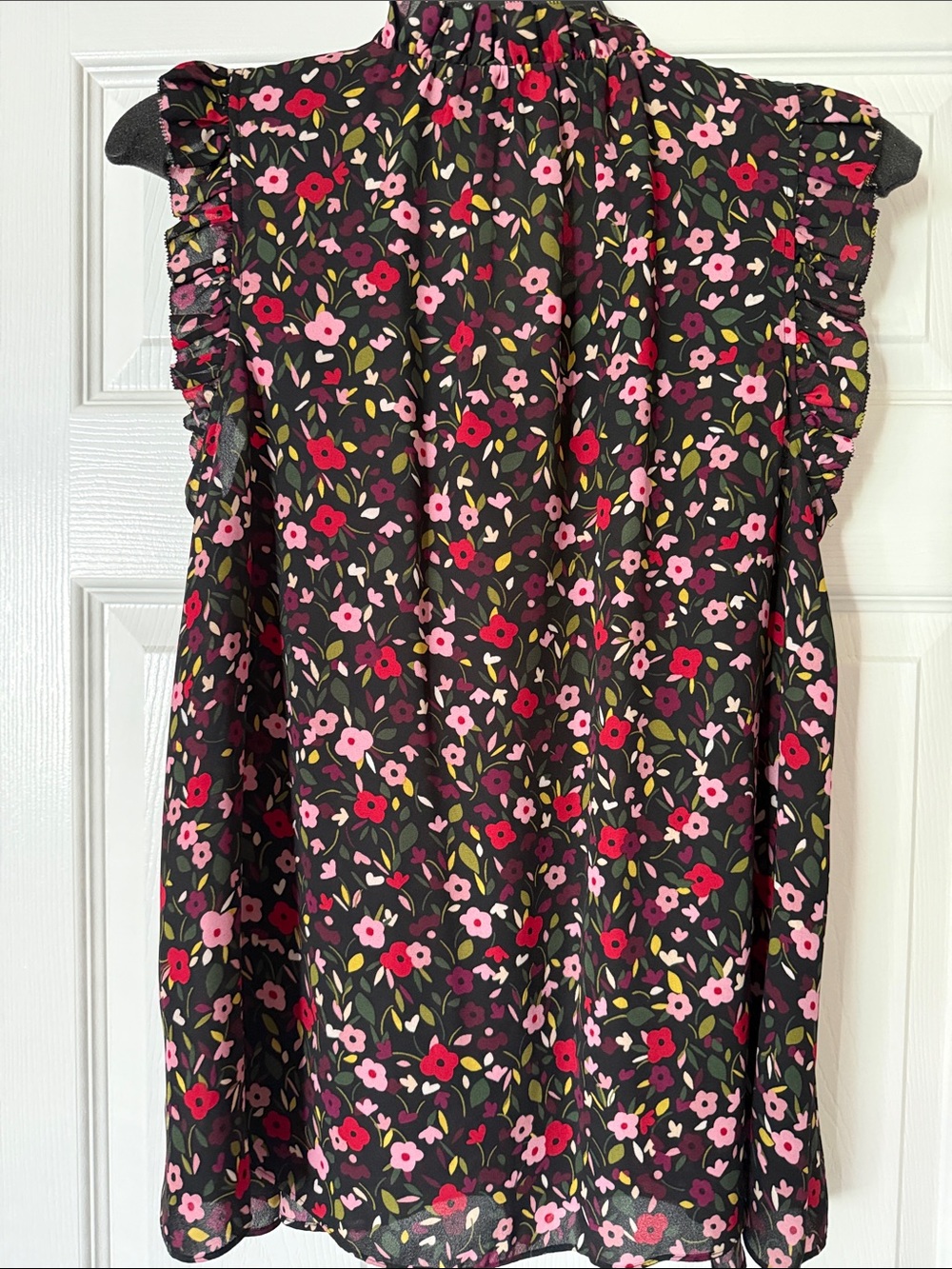 Kate Spade Boho Floral Ruffle Top - Picture 3 of 10